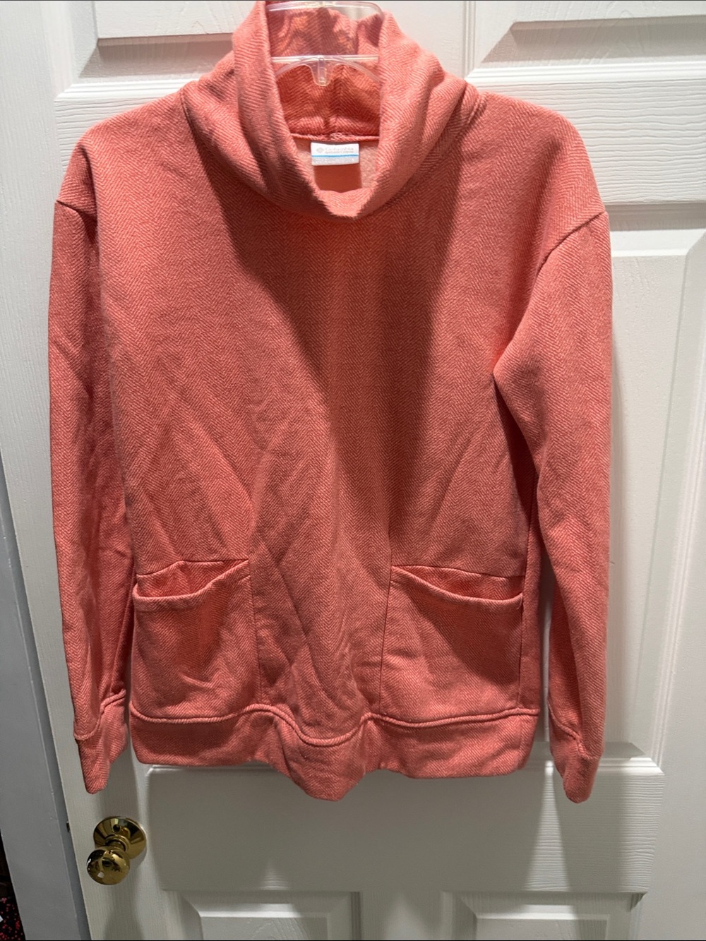 Columbia Coral Funnel Neck Pocket Sweater